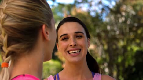 Group-of-female-volunteers-interacting-with-each-other