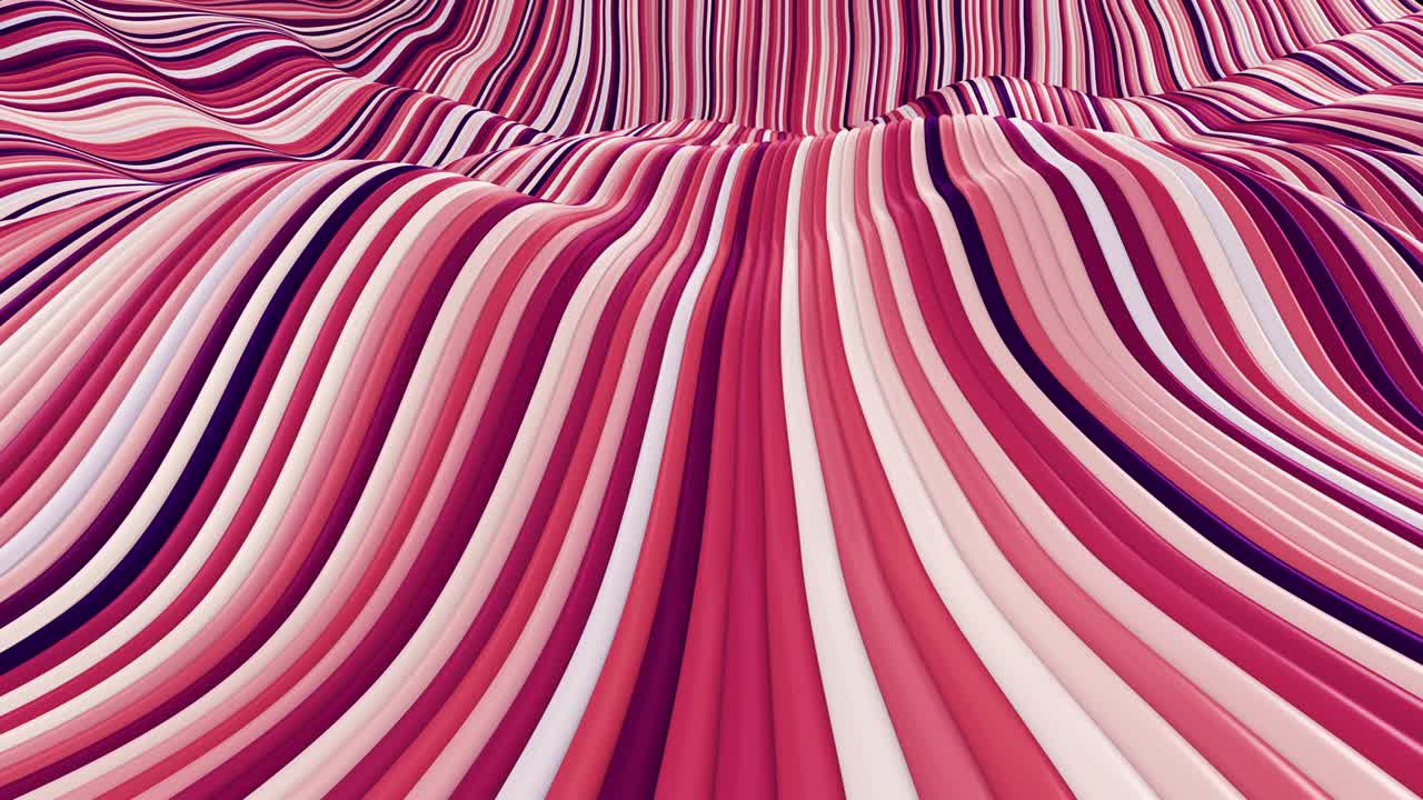 Seamless loop of fluid flowing stripes.