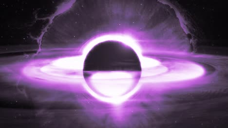 Magenta-Black-Hole-in-outer-space