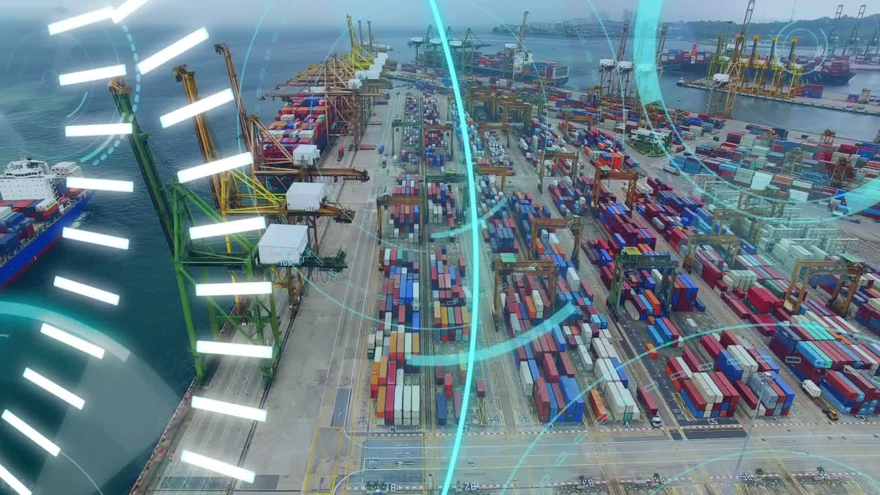 5g escrito en el medio de un círculo futurista 4k