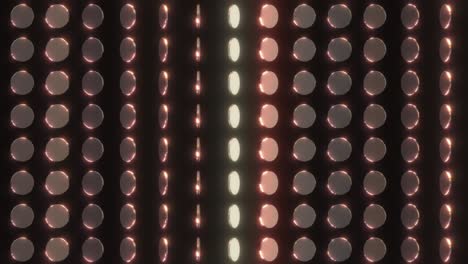 Abstract Geometric Pattern of Glowing Circles