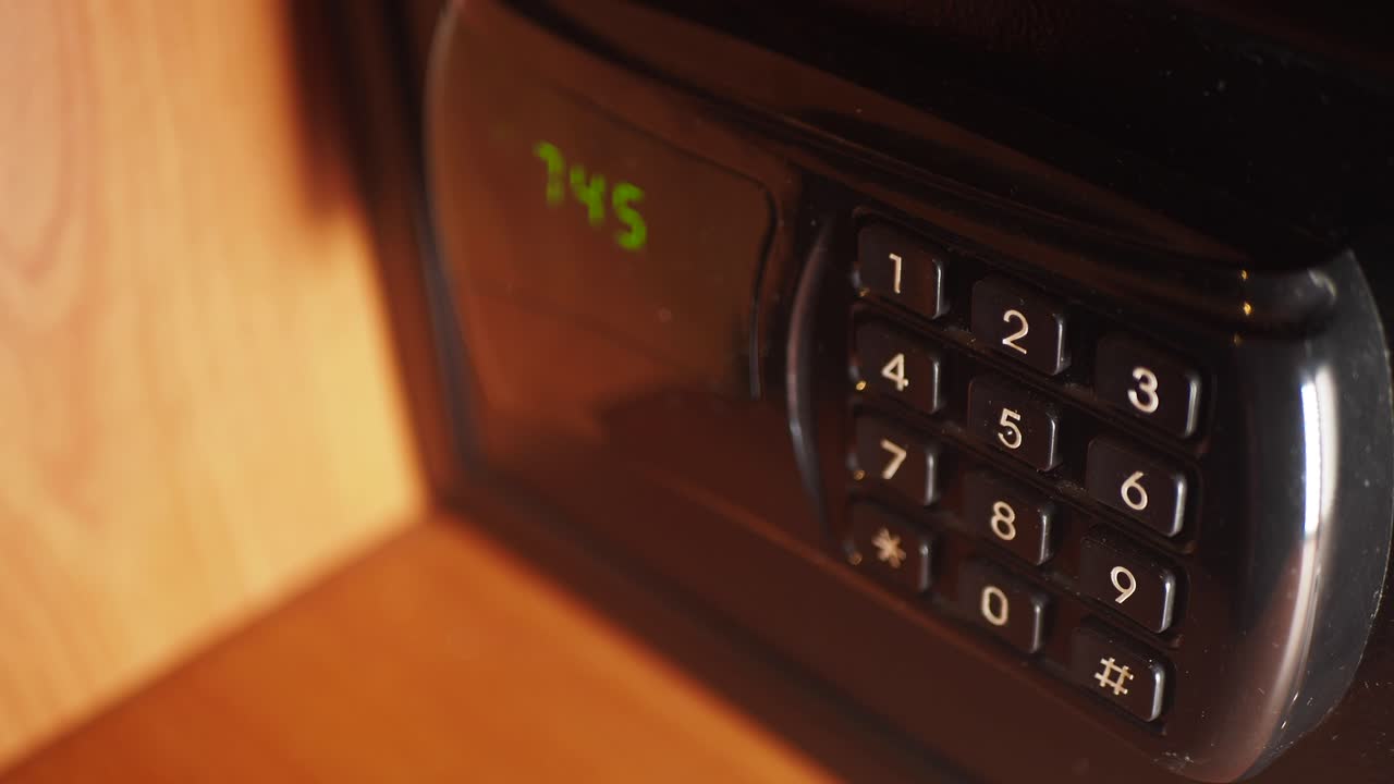 안전에 코드를 입력하는 사람