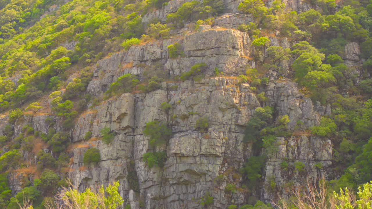 Rugged mountain landscape in Haut-Languedoc, calm natural setting