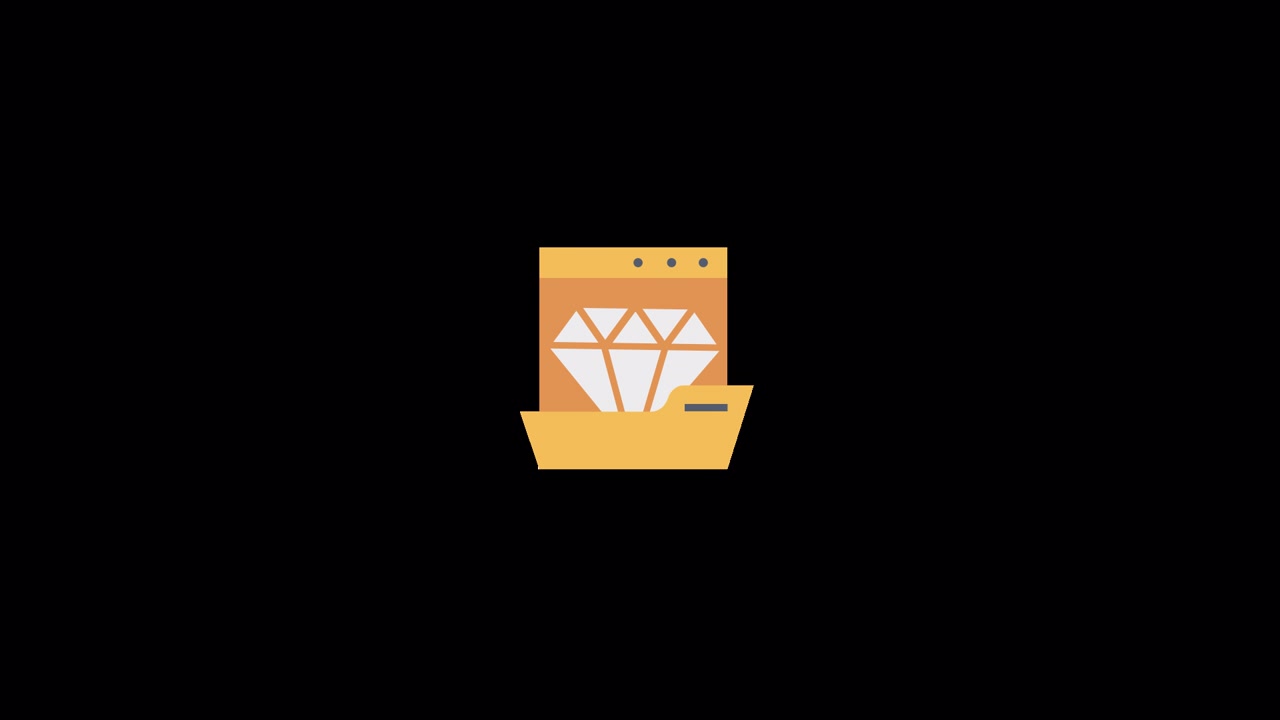 Animación de icono de contenido premium