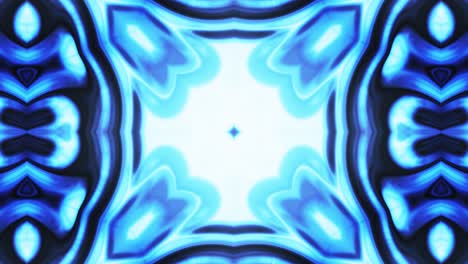 Kaleidoskop-Abstrakte-Umrissene-Formen,-Die-Sich-In-Hypnotischer-Bewegung-Bewegen