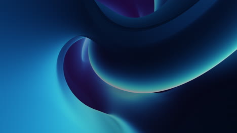 obras de arte abstractas vibrantes con líneas giratorias azules y púrpuras