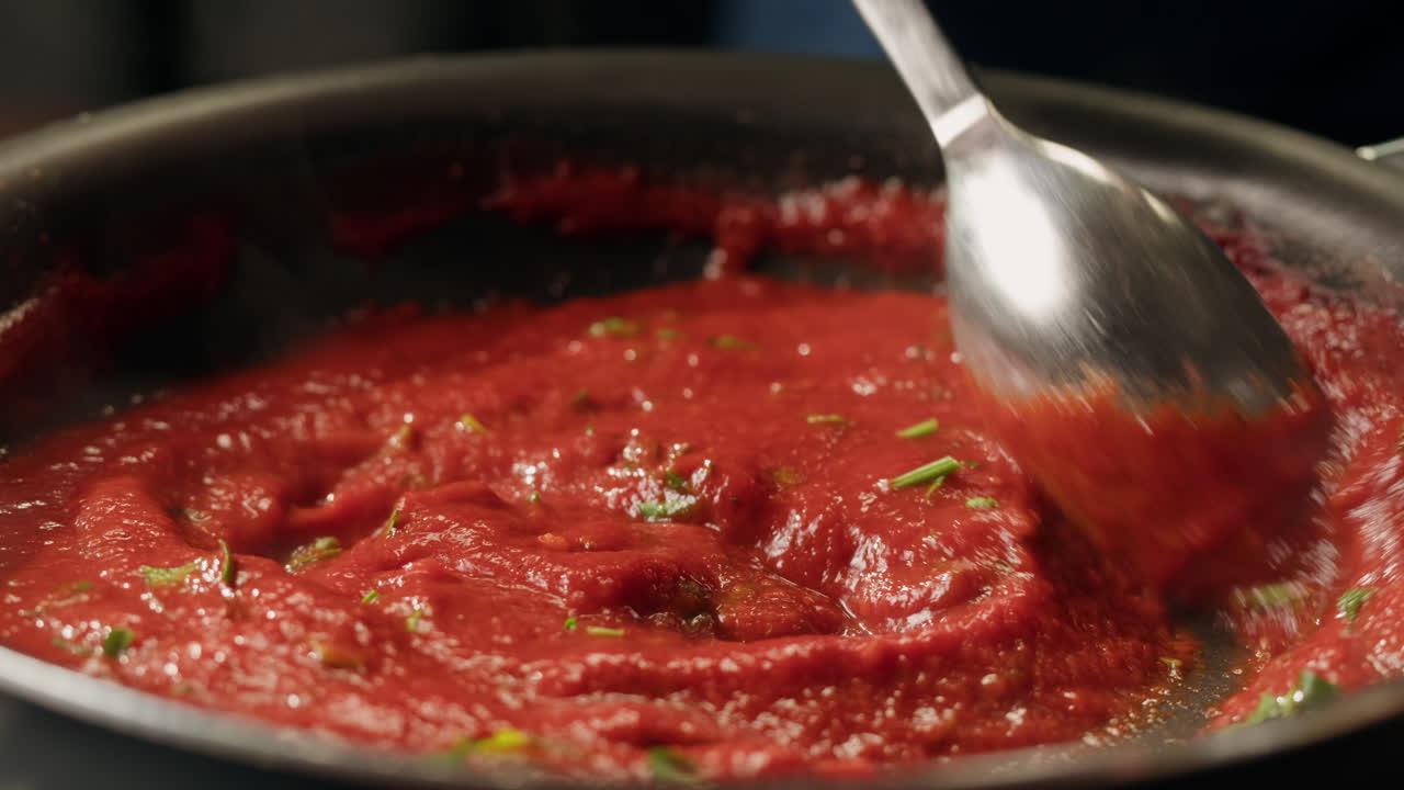 토마토 소스를 만드는 것