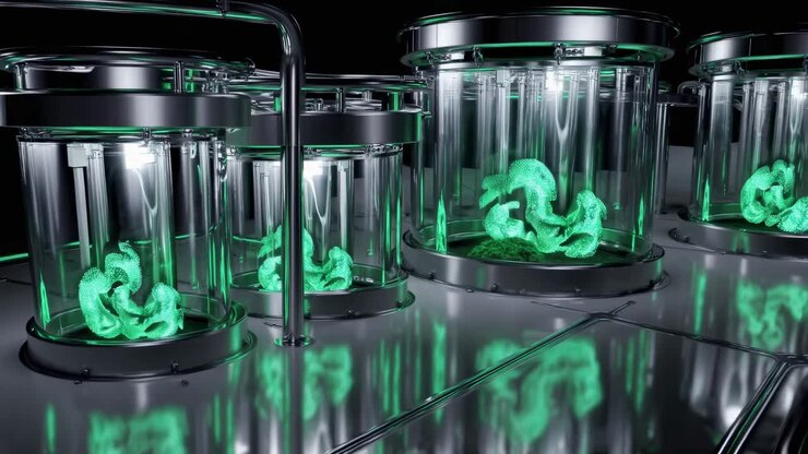 Futuristic Biotechnology Lab