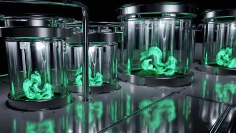 futuristic biotechnology lab
