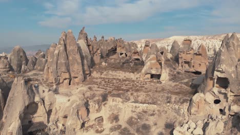 4k aerial drone footage of cappadocia, turkey and its distinctive “fairy chimneys