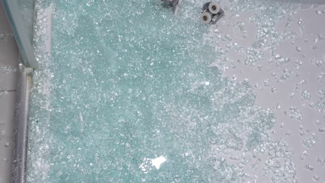 broken shower door glass