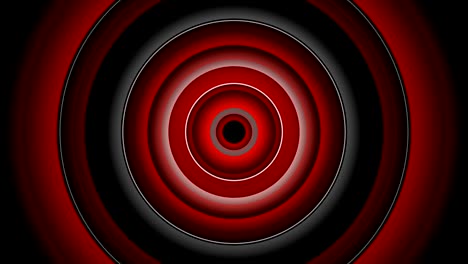 Red Circle Abstract, radio wave (loopable) - Stock video
