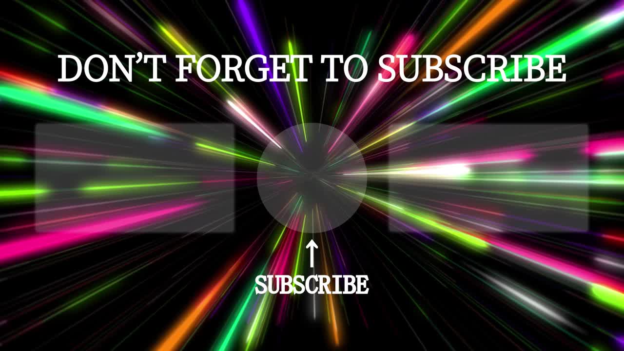 레이 워프 엔드 카드 엔딩 스크린 모션 그래픽