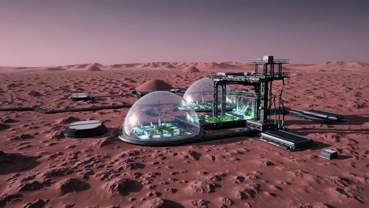 Mars Colony Greenhouse