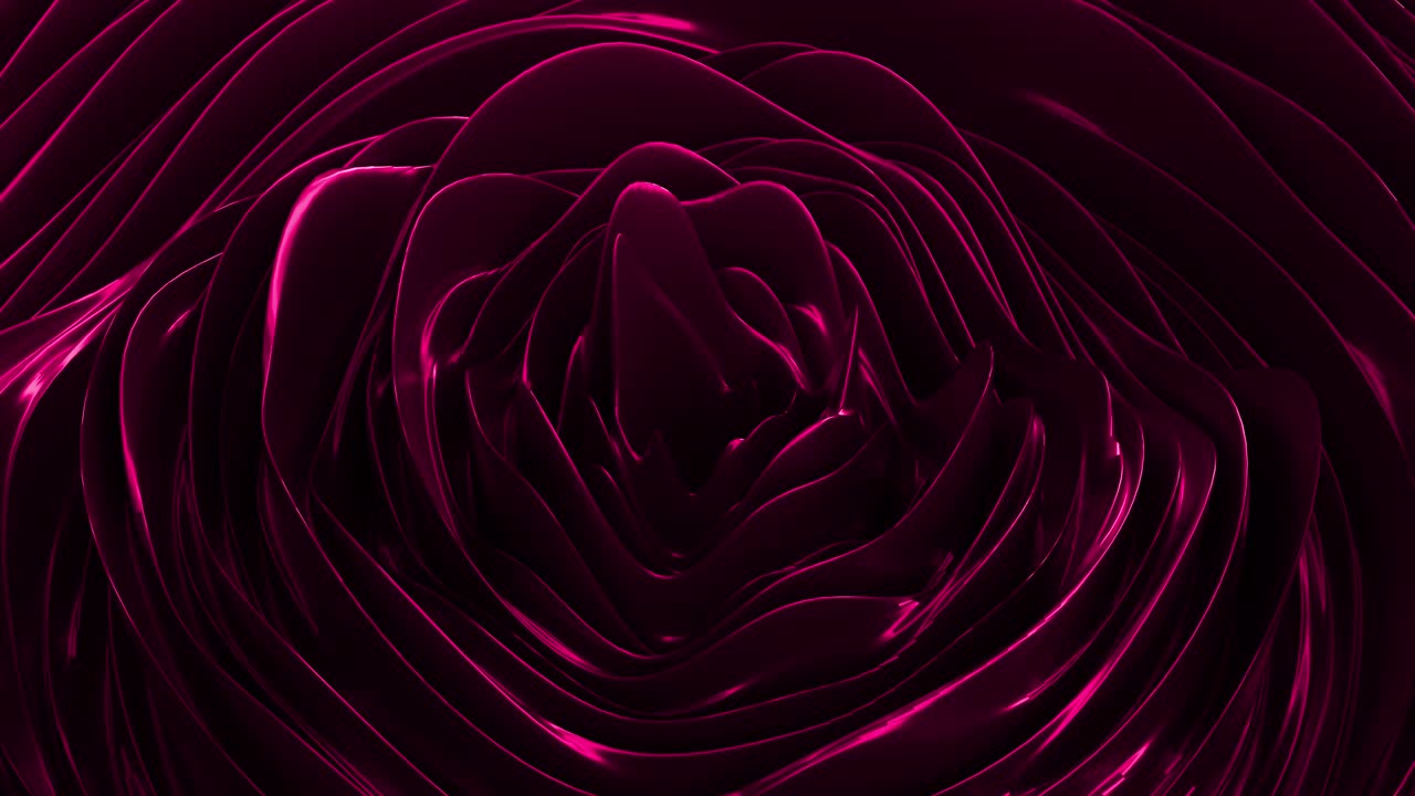 fondo abstracto con campo de onda de ruido rosa. paisaje abstracto superficie desplazada de montaña. plantilla de fondo moderna para documentos, informes y presentaciones. animación 3d de bucle sin costuras de 4k