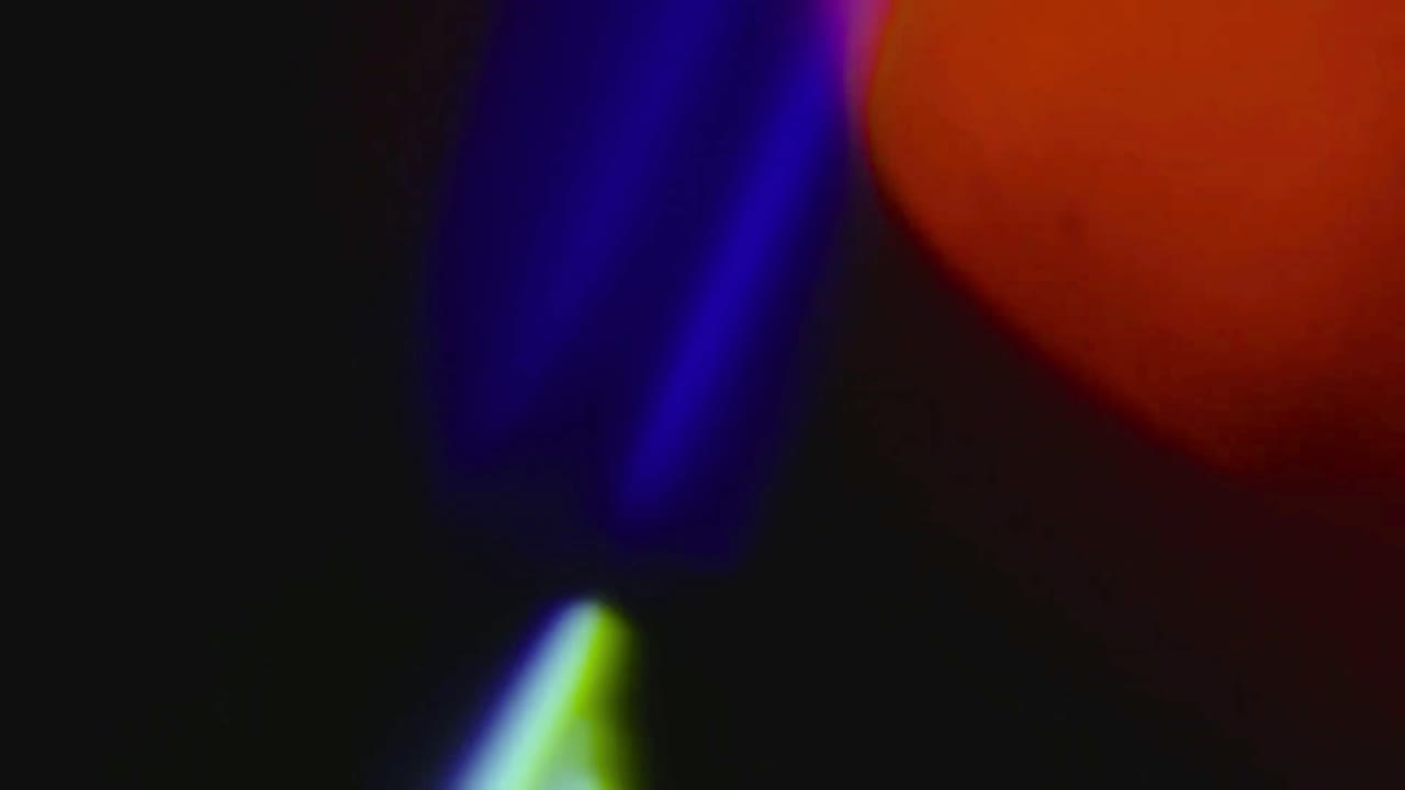 Abstract Colorful Light Leaks and Bokeh Effects