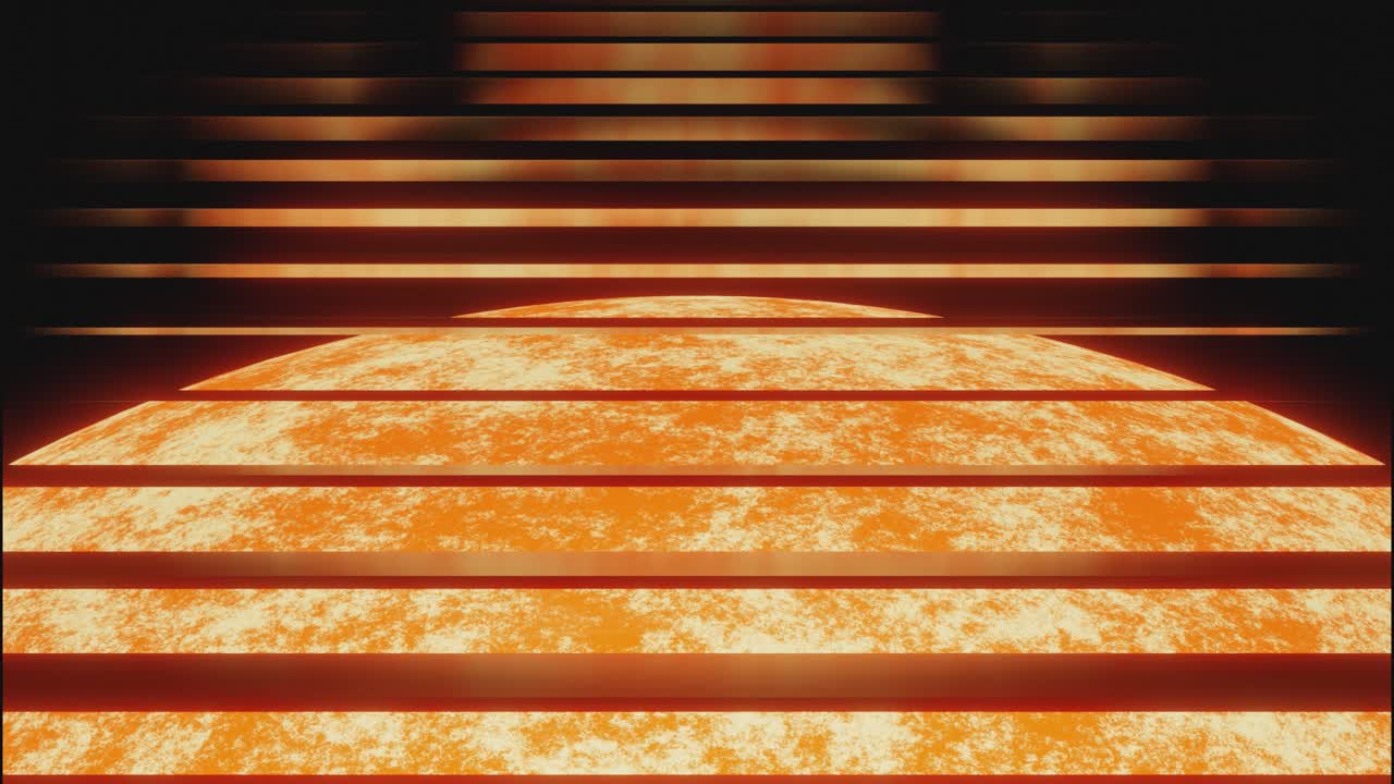 Sunset Through Blinds