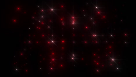 volando lejos estrella de disco roja flash bucle de fondo