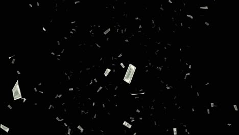 3d seamless loop crypto currency money falling loopable digital background concept of blockchain