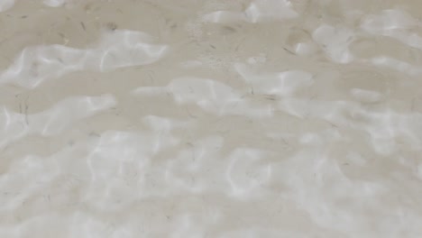 closeup of boiling water with bubbles and ripples. macro shot