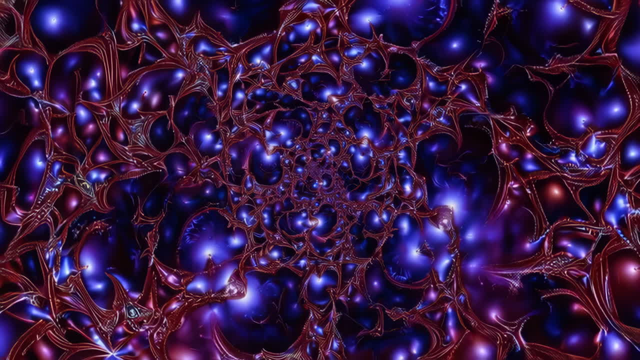 Abstract Fractal Spiral Design