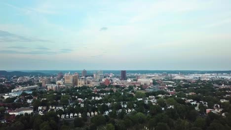 new haven, connecticut. imagen aérea sobre la ciudad