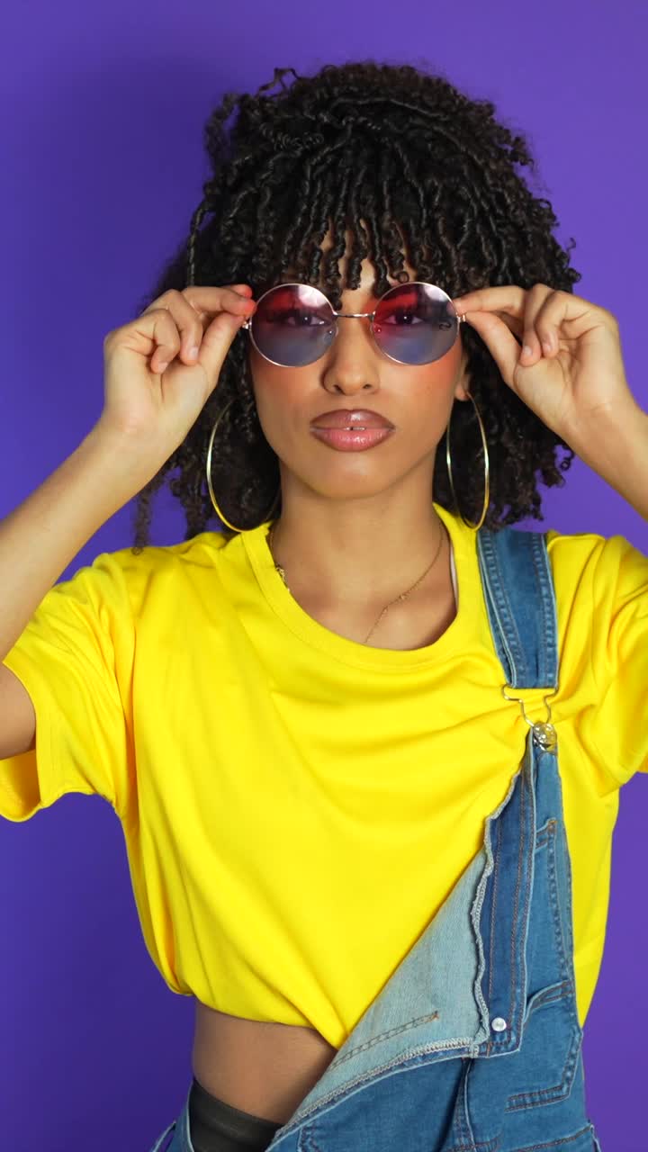 Woman in Yellow Shirt and Overalls