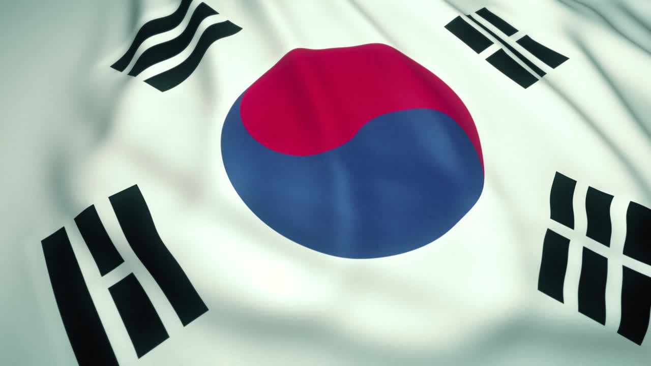 현실적인 한국 발을 흔들고 있는 4k 루프 애니메이션