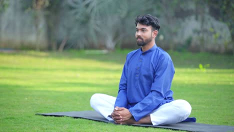 Yoga-Mariposa-Realizado-Por-Un-Hombre-Indio.