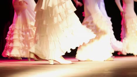 female dancers dancing flamenco