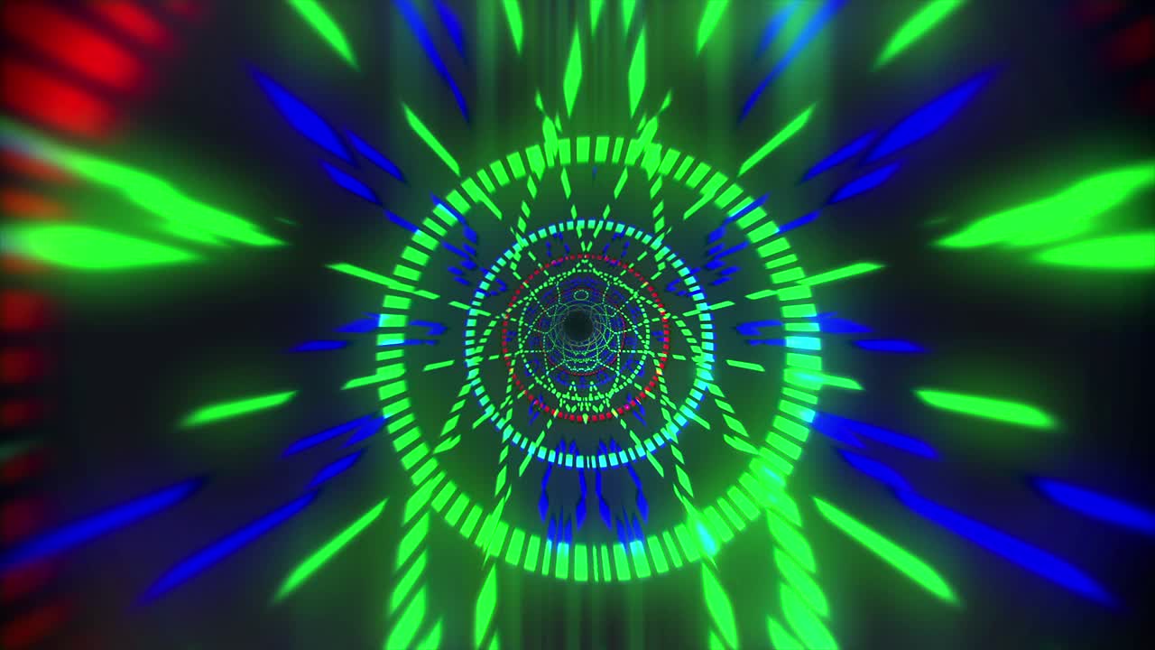 el túnel vj abstracto creativo