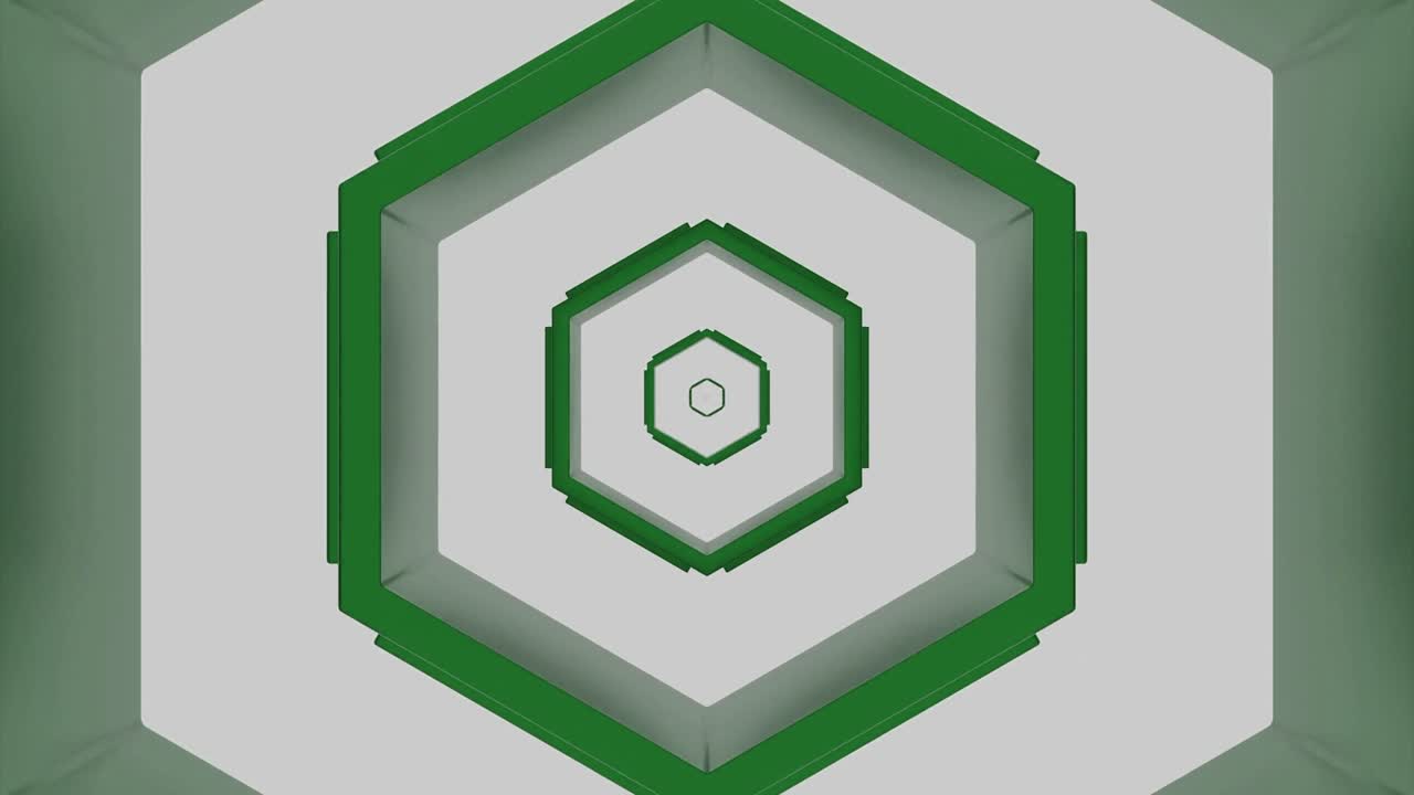 fondo del túnel hexagonal abstracto