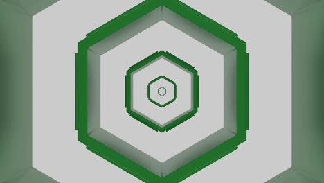 fondo del túnel hexagonal abstracto