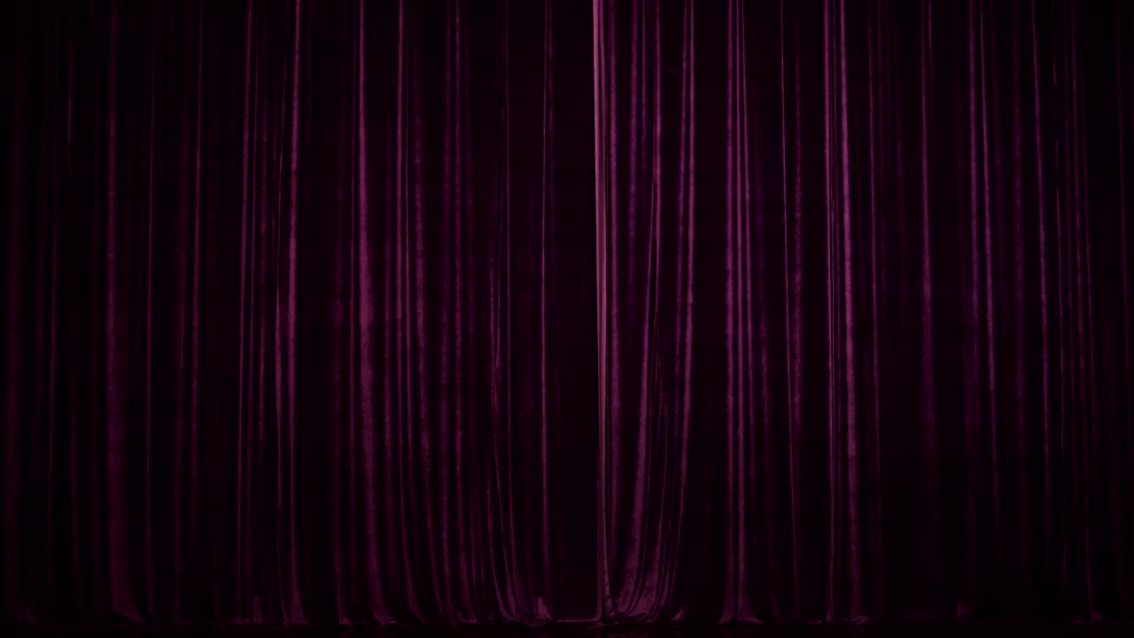 Stage Curtain With Spot