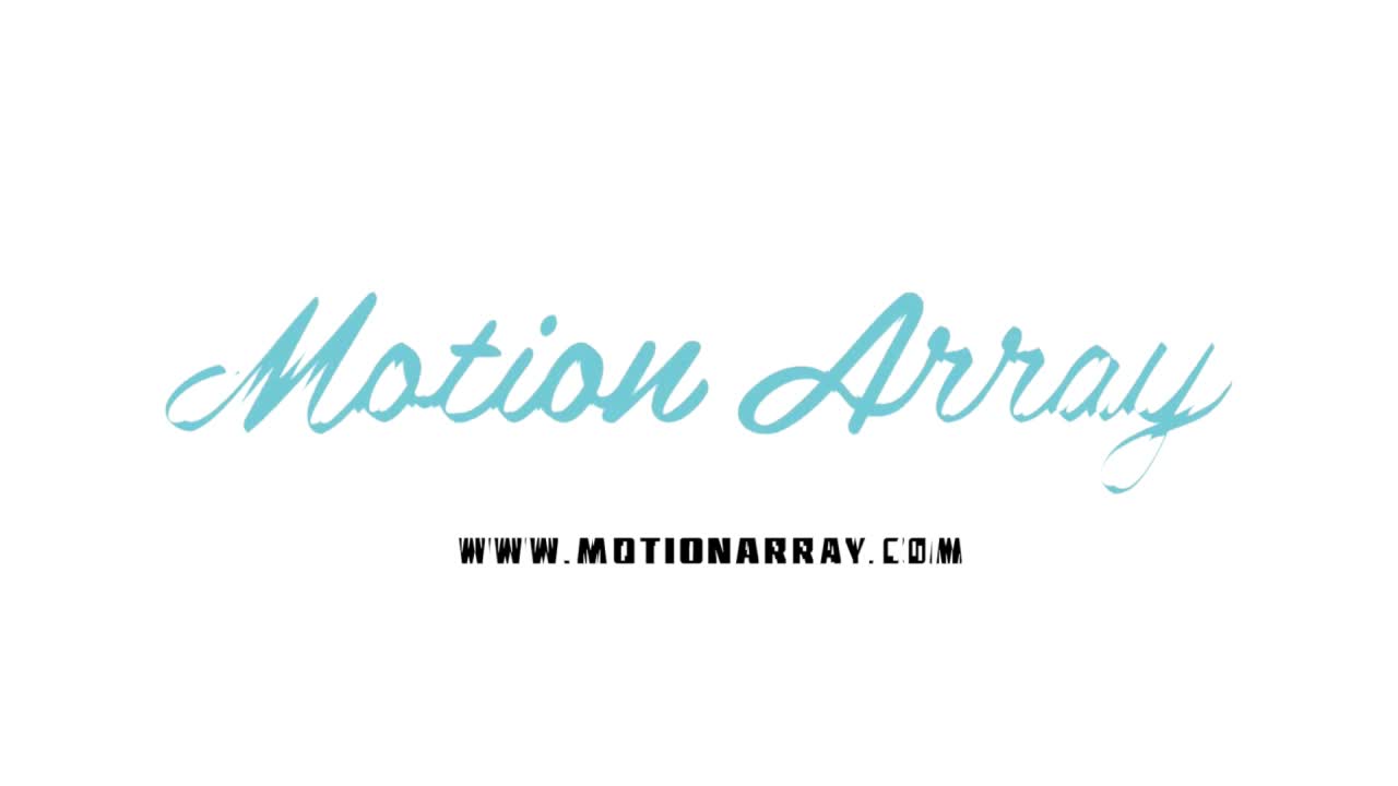 Trendy typography and motion array