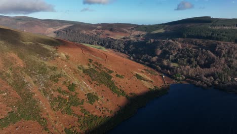 lough dan, wicklow, ireland