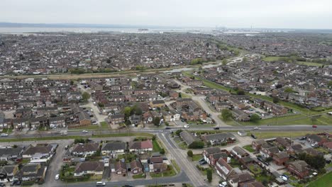 Canvey-Island-Essex-UK-Aerial-pan-4k