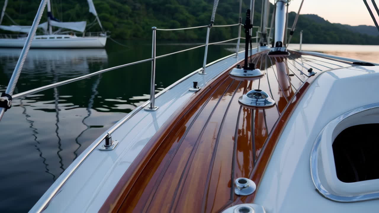 Sailing Yacht on the Water