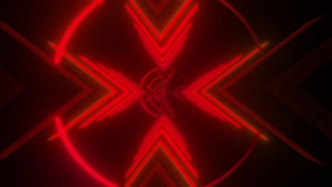 fondo abstracto del túnel de neón