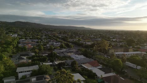 vista aérea de burnside, un área de gobierno local en la ciudad de adelaide, en el sur de australia