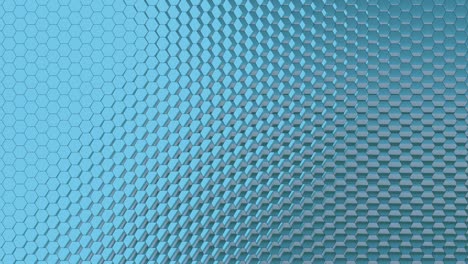 moving technology hexagon pattern background