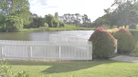 outdoor shot of a garden wedding venue at a vineyard