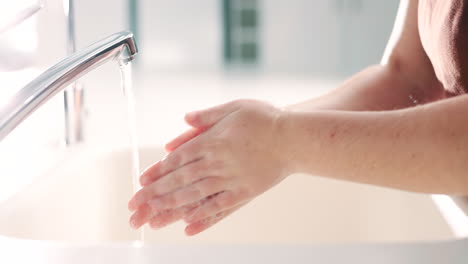 closeup, person or cleaning hands with hygiene