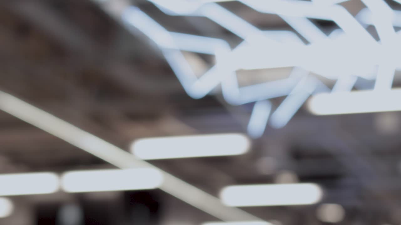 밝은 기하학적 모양의 동적 표시