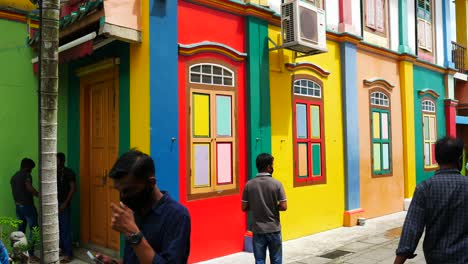 colorful building in singapore