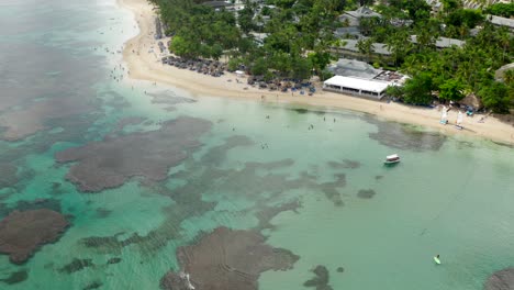 Aerial-view-of-tropical-beach