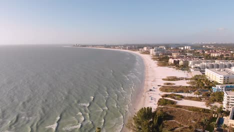 aerial drone footage of florida beach