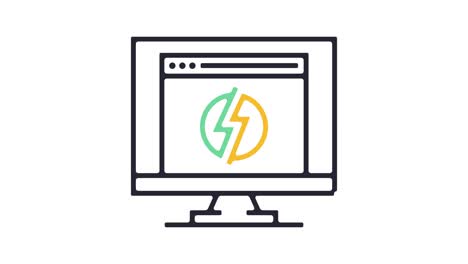 energy efficiency icon animation