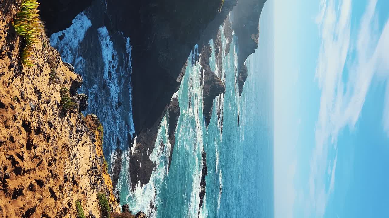 Almograve Beach, Alentejo, Portugal, Vicentine Coast Natural Park Portugal, Hiking Rota Vicentina the Fisherman's Trail Along the Alentejo Coastline to Wild and Rugged Beaches Narrow Cliff Side Paths