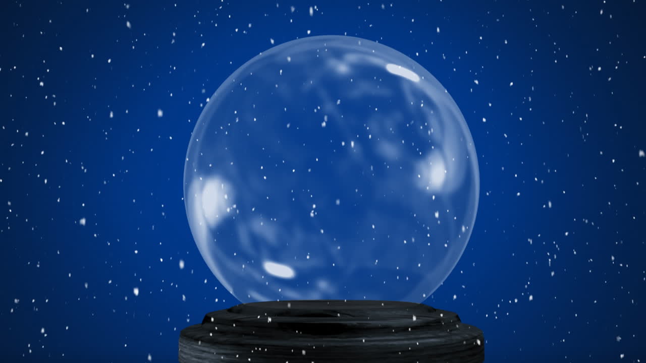 пустой снежный шар